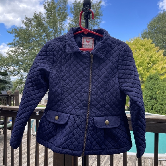 Beautiful Blue Gymboree Quilted Jacket! 5/6 - Picture 1 of 5